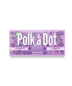 Intense Dark Polkadot Chocolate bar