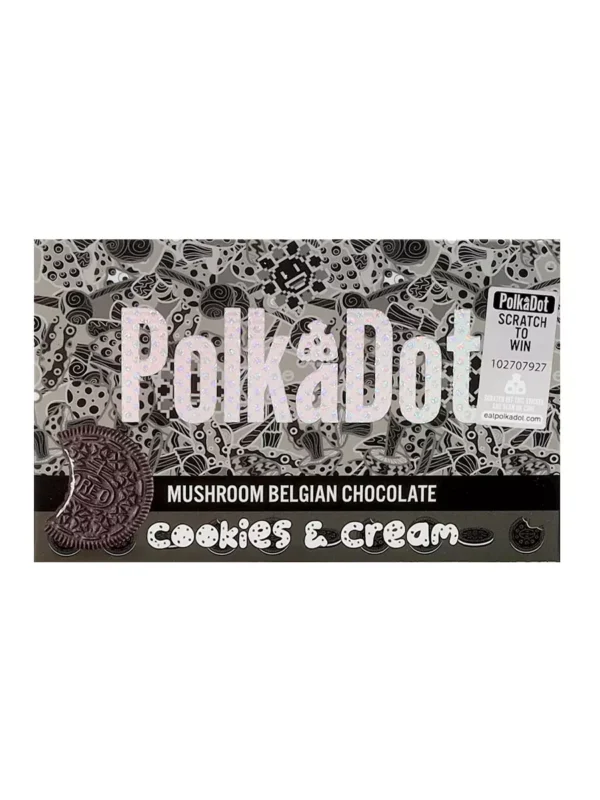 PolkaDot Cookies & Cream Chocolate Bar