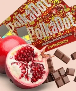 Polkadot Pomegranate Chocolate Bar